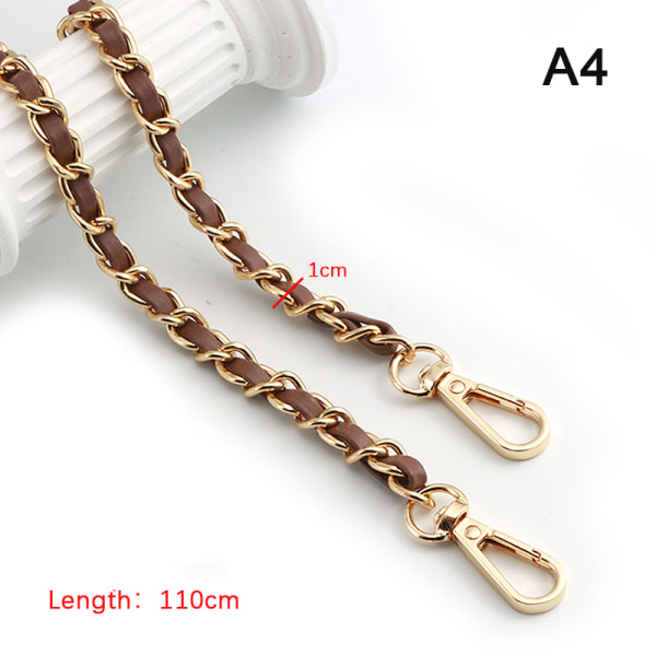 110 cm Pung Chain Strap Crossbody Chains Erstatningslæder A4