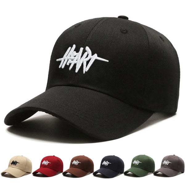 Broderi Brev Höst Vinter Baseball Cap Herr Dam Justerab Army green