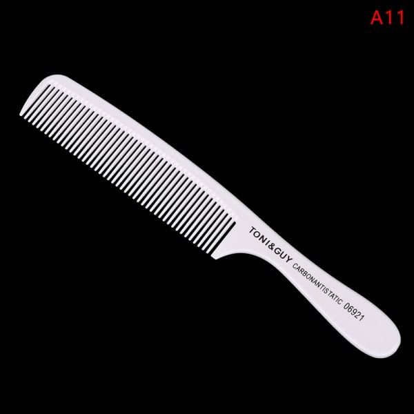 1 ST Profesjonell hårkam antistatisk karbonfiber frisør A11