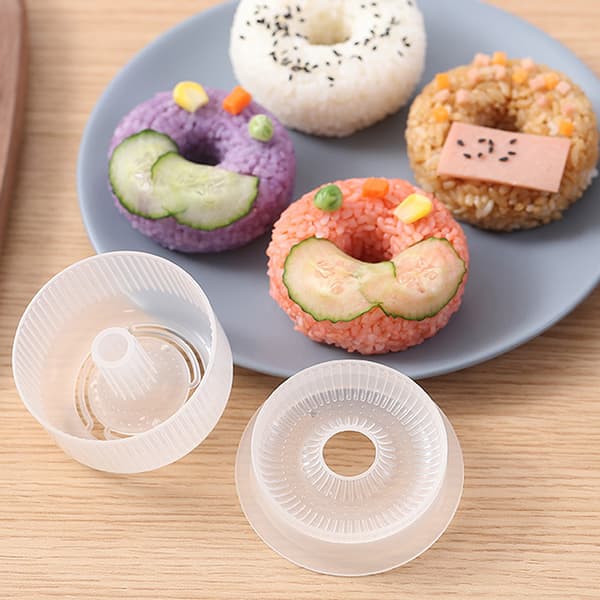 Donut Rund Risball Form Non-Stick Sushi Maker DIY Enkel Ris