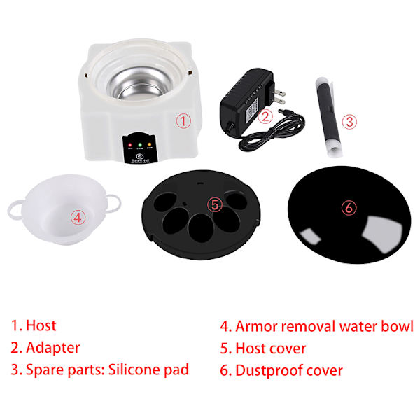 Gel neglelakkfjerner maskin EU Plug
