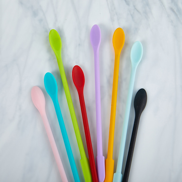 Wax Spatula Silikoni Uudelleenkäytettävä karvojen poisto Vahaus Applikaattori Sc Purple