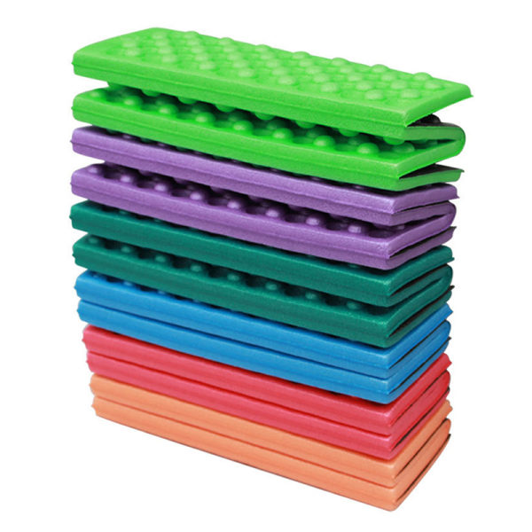 Vikbar utomhuscampingmatta Sits Foam XPE Cushion Portable Bea Purple