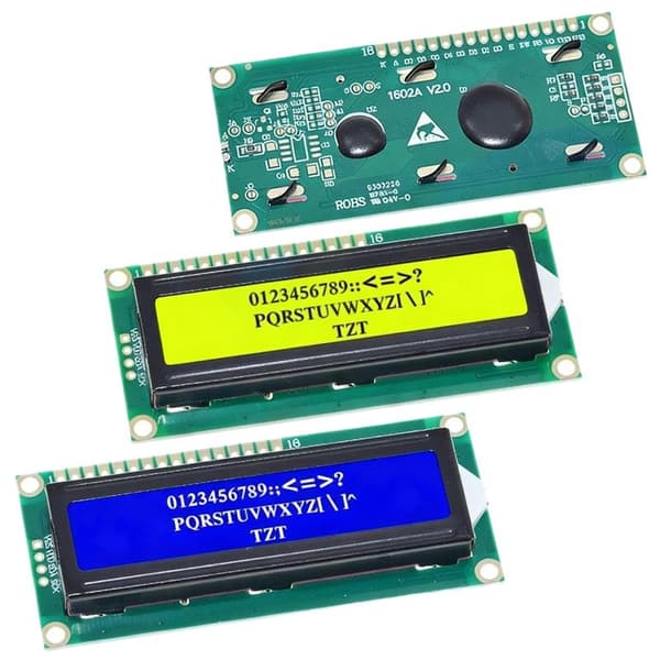 1 st LCD1602-modul blågrön 16x2 tecken LCD-skärmmodul A2