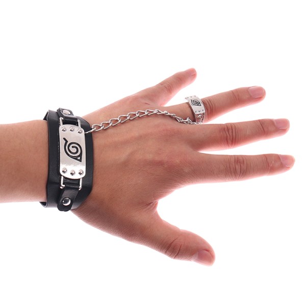 Naruto Cosplay Kostumer Tilbehør Naruto Armbånd Finger Ring