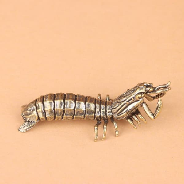 Messing Mantis Reje Figur Skrivebordsornament Havorganisme L A