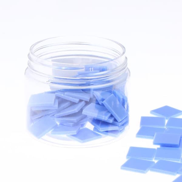 100 stk termisk pute isolerende silikonplater høy temperatur 100Pcs