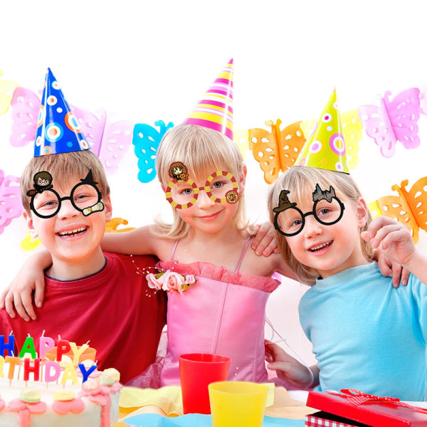 12 kpl Lasten paperilasit Potters Syntymäpäiväjuhlatarvikkeet