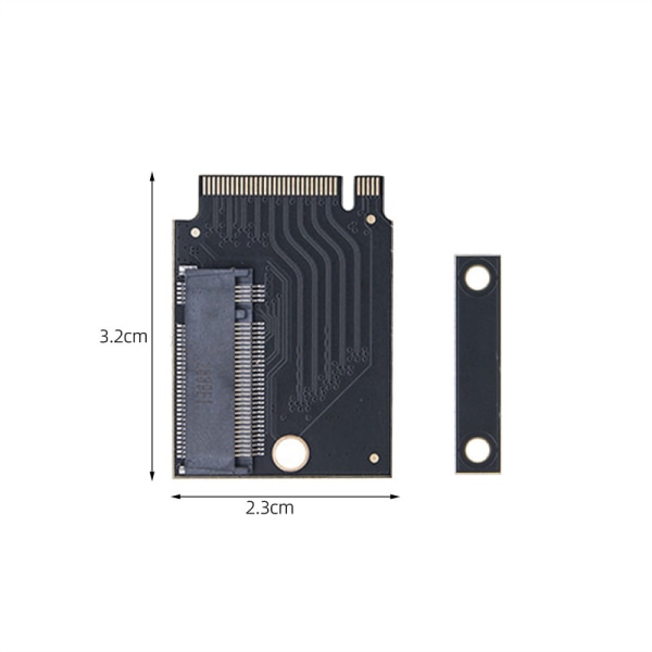 90 graders rotation M.2 NVME M-Key til 22x80 mm vinklet SSD Upgrade E A1