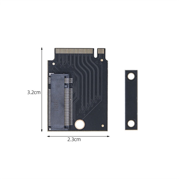 90 graders rotation M.2 NVME M-Key till 22x80 mm vinklad SSD Upgrade E A1