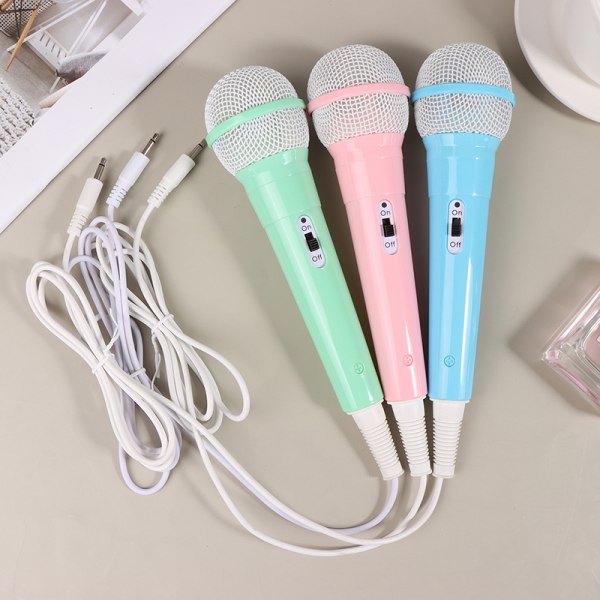 Kablet mikrofon 3,5 mm jack lettvekts sangmekanisme Home Ki Pink be2b |  Pink | Fyndiq