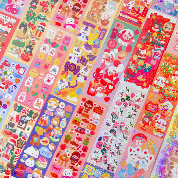 10 ST Stickers Pack Kawaii e Stickers DIY n Stickers Dekoration A6