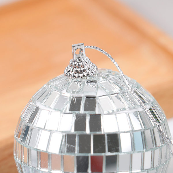 Juleballpynt 2-8cm Mini Disco Speilball Jul A4