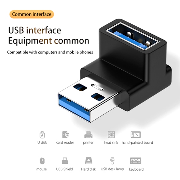 USB 3.0 Type C-adapter A hann til type C hunnkontakt OTG Co E