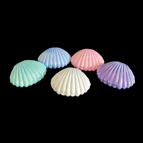 1Pc e Shell Plastic Candy Box MakeUp Smykker Opbevaringsæsker Wedd Blue