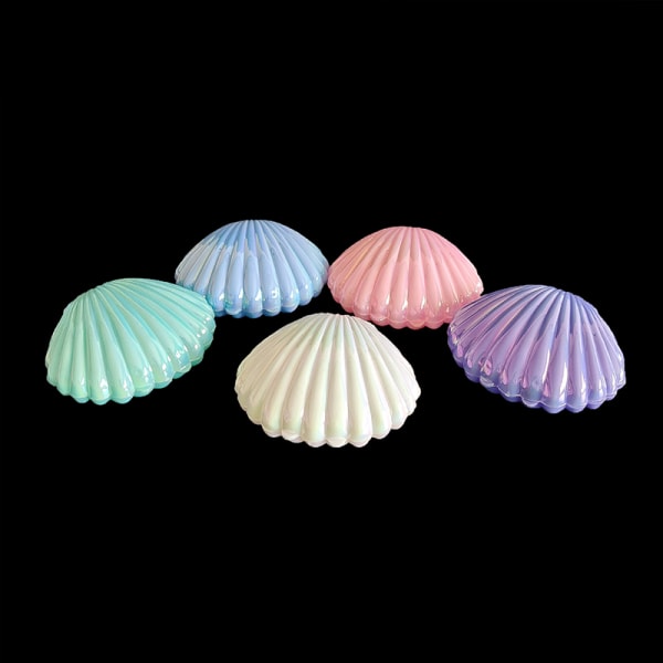 1Pc e Shell Plastic Candy Box MakeUp Smykker Opbevaringsæsker Wedd Light blue