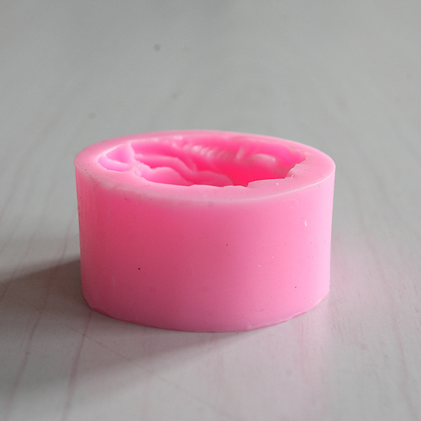 3D Rosblomma Fondant Tårta Choklad Sugarcraft Form ter Silic