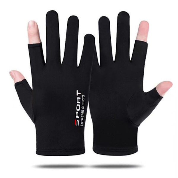 Anti-UV Män Dam Fiskehandskar Spring Sport Handskar B4