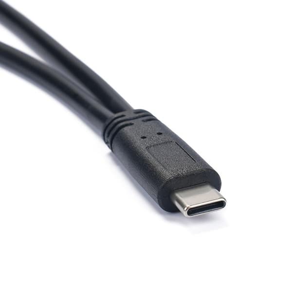 USB C-kabeldelare Typ C 1 till 2 förlängningskabel för PC B