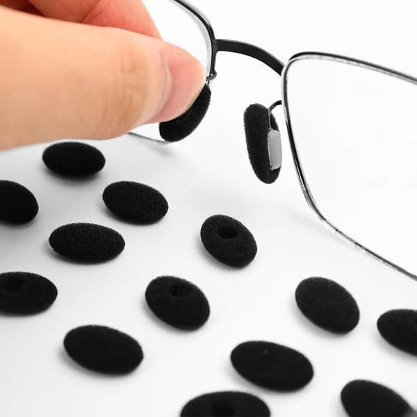 8/16/24 stk. selvklæbende bløde skum anti-slip brille næsepuder White 24pcs