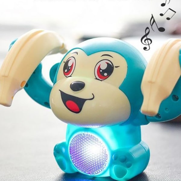 Baby lelut Sähkökäyttöinen Tumbling Monkey Light Music Puzzle Sound Vinkki A2