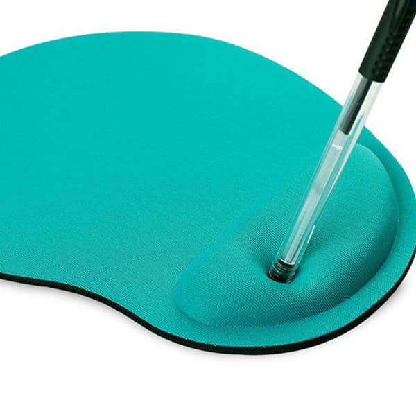 Musemåtte med håndledsstøtte til bærbar måtte Anti-Slip Gel Wrist EV Red