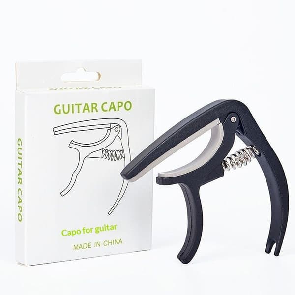 Gitarrstämningsklämma Bärbar Plast Capo Musikinstrument Fo