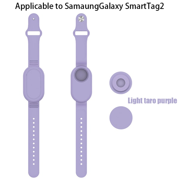 Case Galaxy SmartTag 2:lle pehmeä silikonihihna rannerengas Protec A6