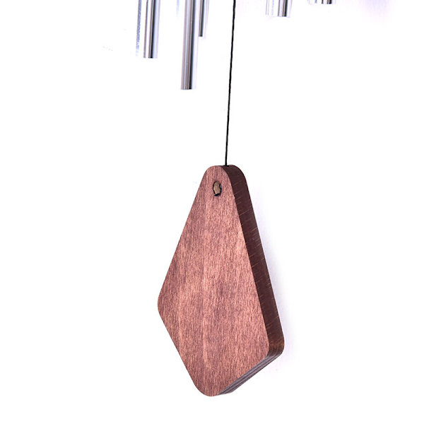 Store dype tone Windchime Kapellklokker Vindklokker Black