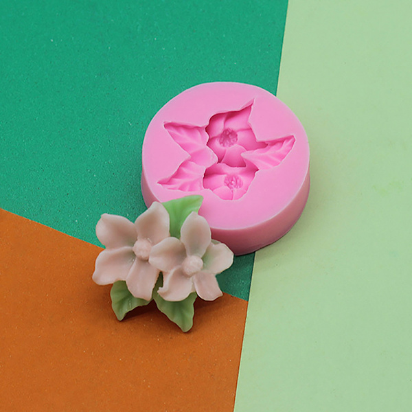 3d Daisy Flower Shape Silikoneform Chokolade Kage Bage Deko E
