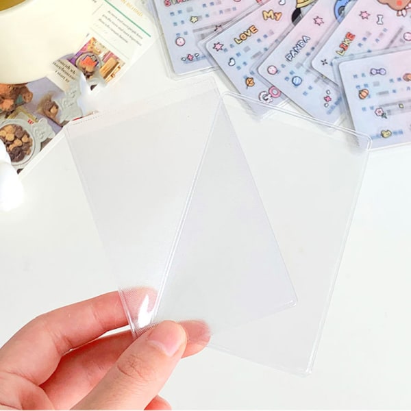Cartoon Transparent Card Cover Beskyttende Holder Avatar Blockin A2
