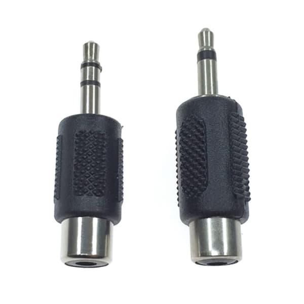 1 Stk RCA Jack-kontakt til jack 3,5 MM Mono Stereo Plug Adapter A