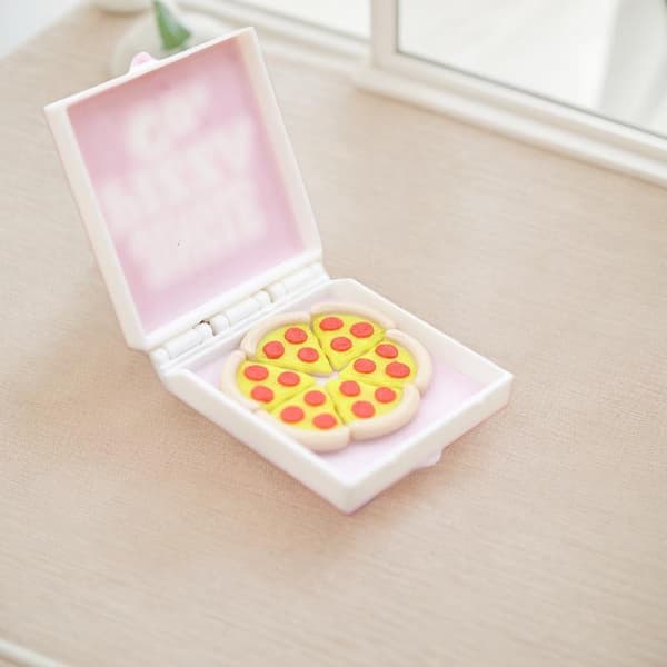 1/12 Dukkehus Simulation Mini Pizza Model Med Pizzaæske Dukke