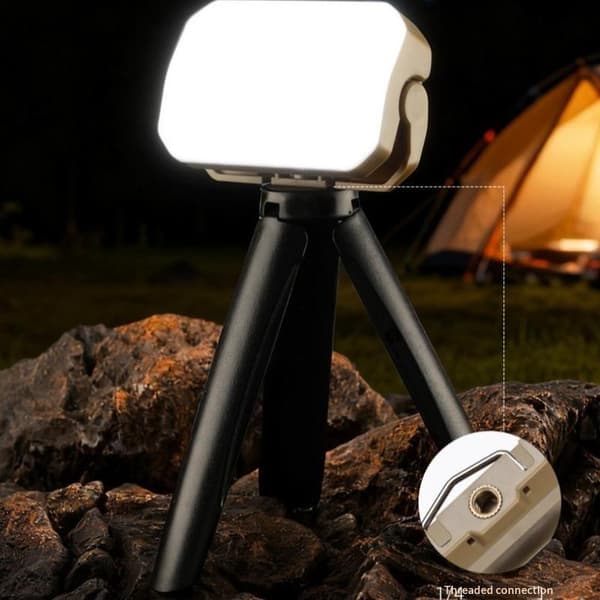 2-veis LED-campinglykt med høy lysstyrke 1200mAh utendørslys A1
