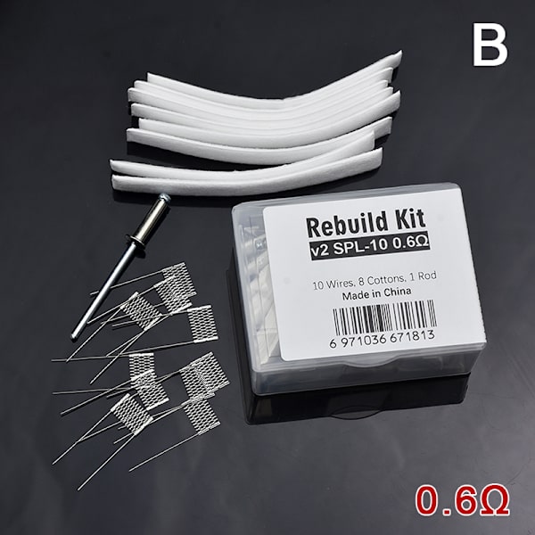 1 Sæt genopbygningssæt V2 Spl-10 0,6/0,8 ohm Spl-10 1,0/1,2 ohm Udskift 0.6Ω