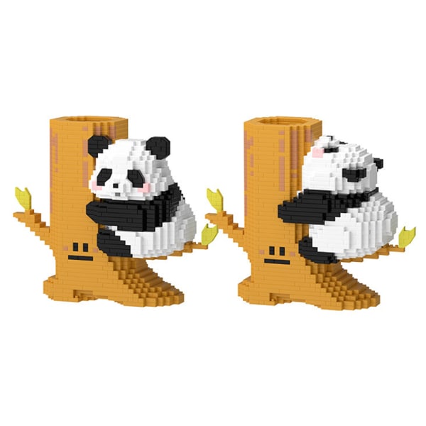 Panda Building Block Kids Toy Opetus mikrorakennuspalikka A8