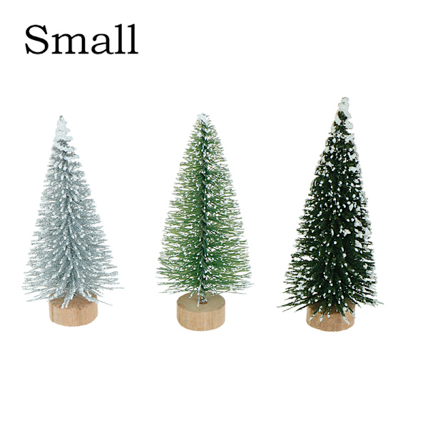 3st/ set Pine Christmas Tree Craft Fairy Garden Miniature Terr S