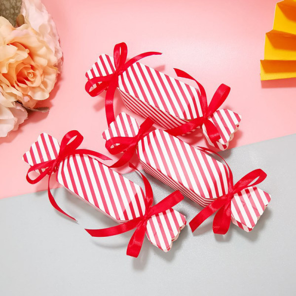 10 STK Favor Candy Box Bag New Craft Paper Wedding Favor Gift Bo A