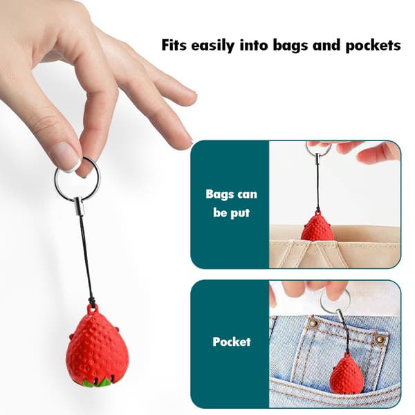 Mini Foldbar Negle Clipper Finger Toe ter Rustfrit Stål Porta D