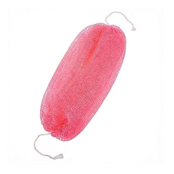 Skønhed Hud Eksfolierende Klud Vaskeklud Kropsvask Håndklæde Nylon Pink