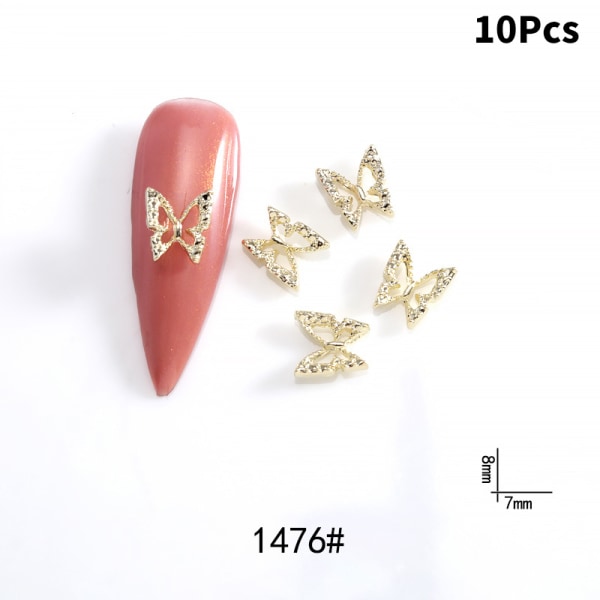 Hot Style Nail Art Diamond Bow Tredimensionel Super Glitter A5