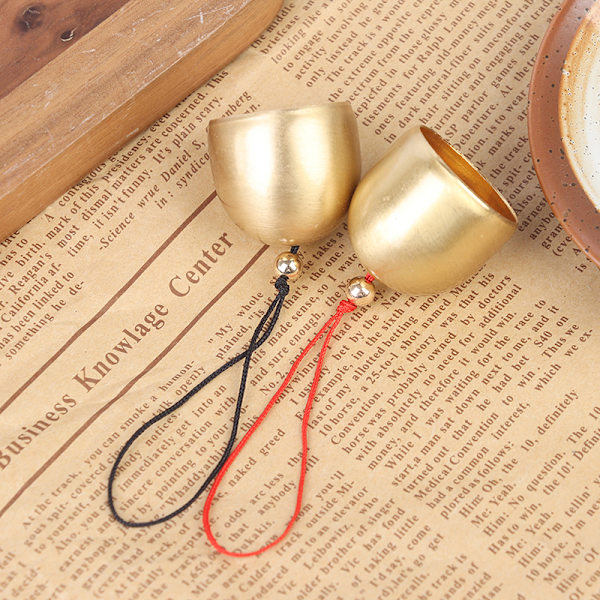 1 KPL Metallinen Kuparikello Koriste Riipus Ovenkello DIY Askartelu W Red