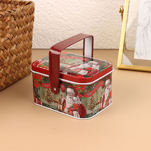 1 stk Julekoffert Oppbevaringsbeholdere Blyplate Gaveboks Coo A9