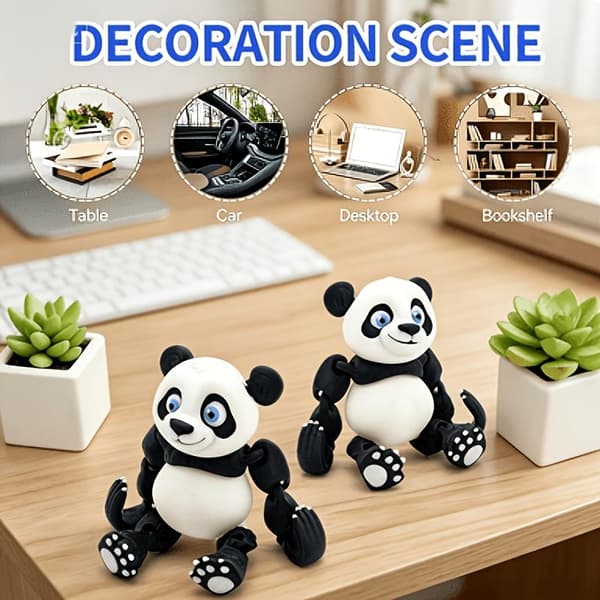 3D-tulostussimulaatio Panda-lelupatsas Liikkuva työpöytä O