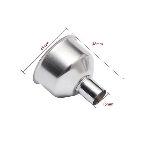 2 stk. tragt i rustfrit stål mini tragte bar vin kolbe univers S