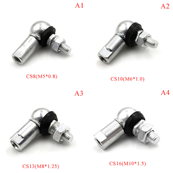 Pallopäävarsi-pallolaakeri M5 M6 M8 M10 Suorakulma CS8/CS10/CS M10*1.5