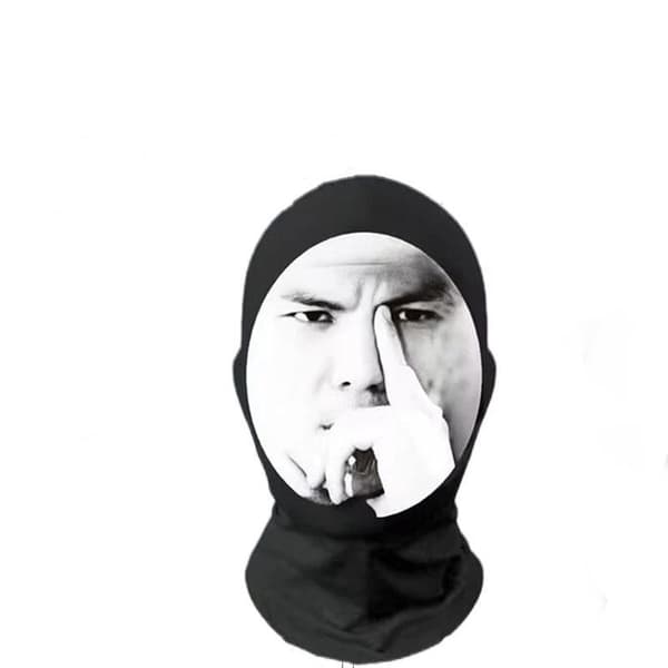 3D-printede kendisansigtsmasker til mænd og kvinder, elastisk mesh cosplay A3