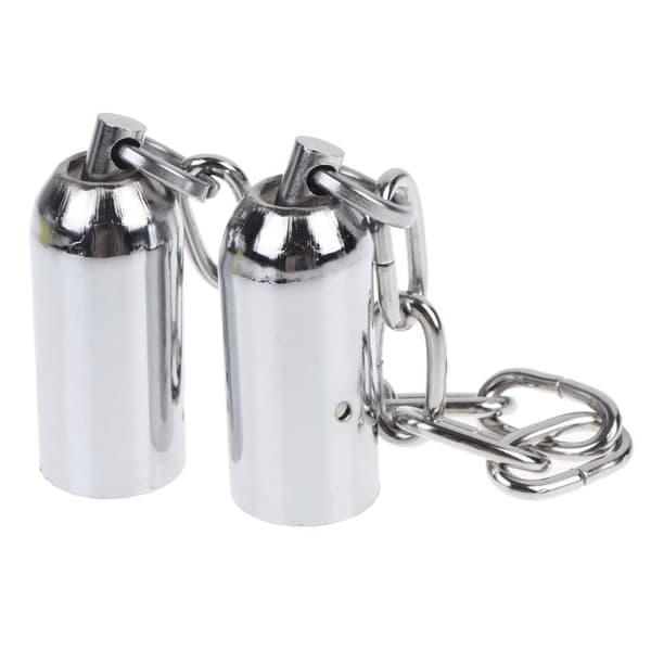 Nunchaku-forbindelseskæde DIY Kampsport-plejlsvingled Hoved Silver