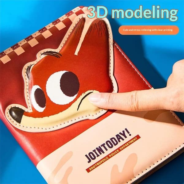 Notesbog Nick Wilde Judith Laverne Hopps A5 Tegneserie Dagbog Notesbog A3