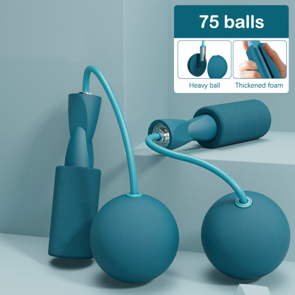 5 färger Wireless JumpRopes Inomhus viktbärande hopprep cherry blossom powder small ball